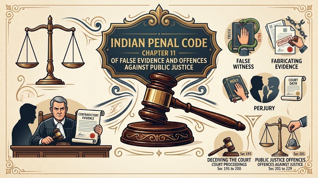 False Evidence and Offences Against Public Justice IPC